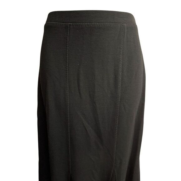 Eileen Fisher Black Flounce Skirt Size M - Picture 6 of 10